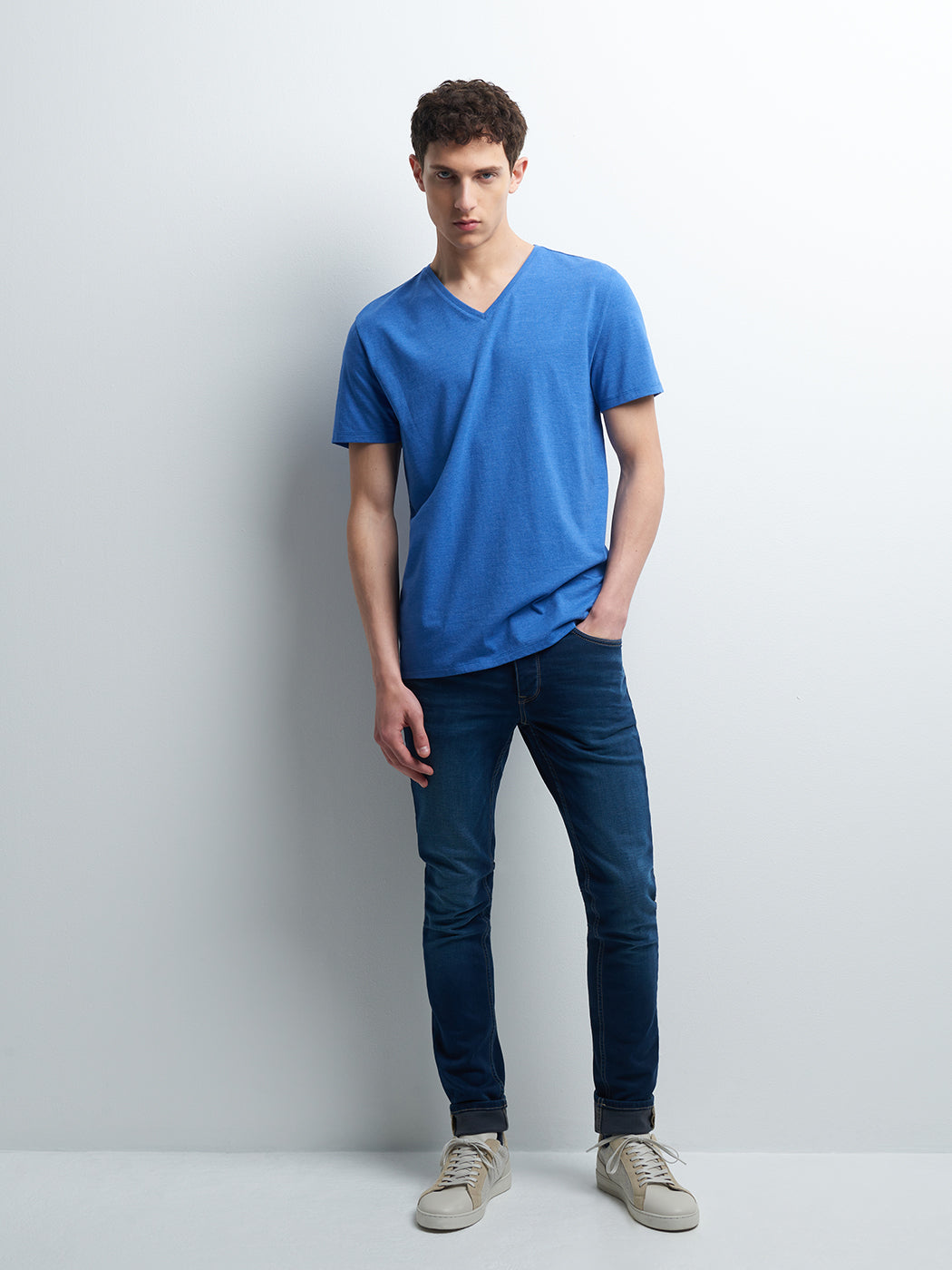 Tee shirt en coton supima® chiné - DEVRED 1902