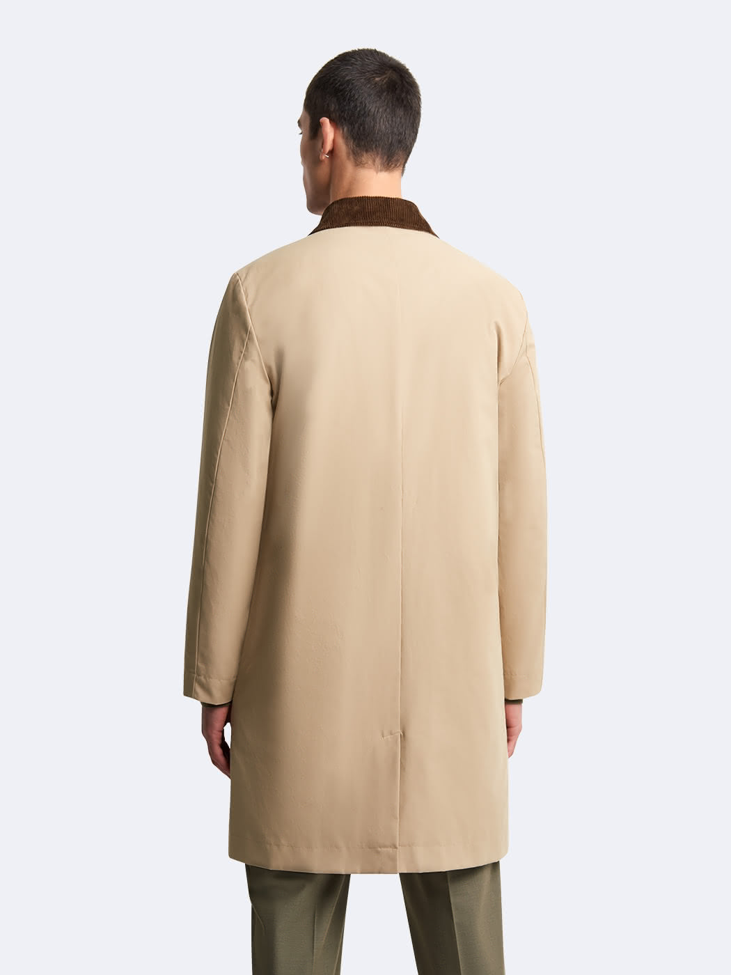Imperméable col en velours côtelé - DEVRED 1902