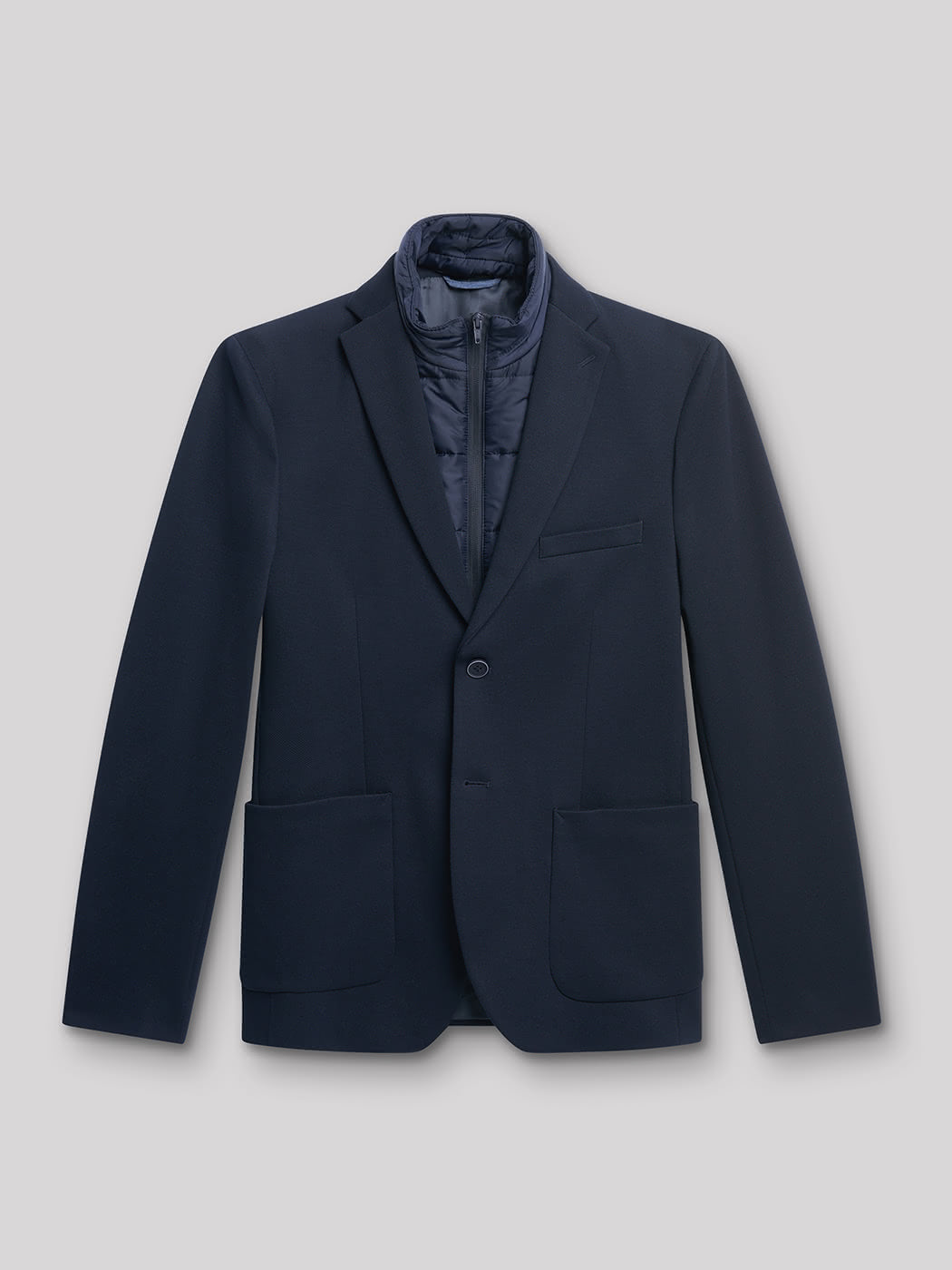 Veste à parementure slim uni - DEVRED 1902