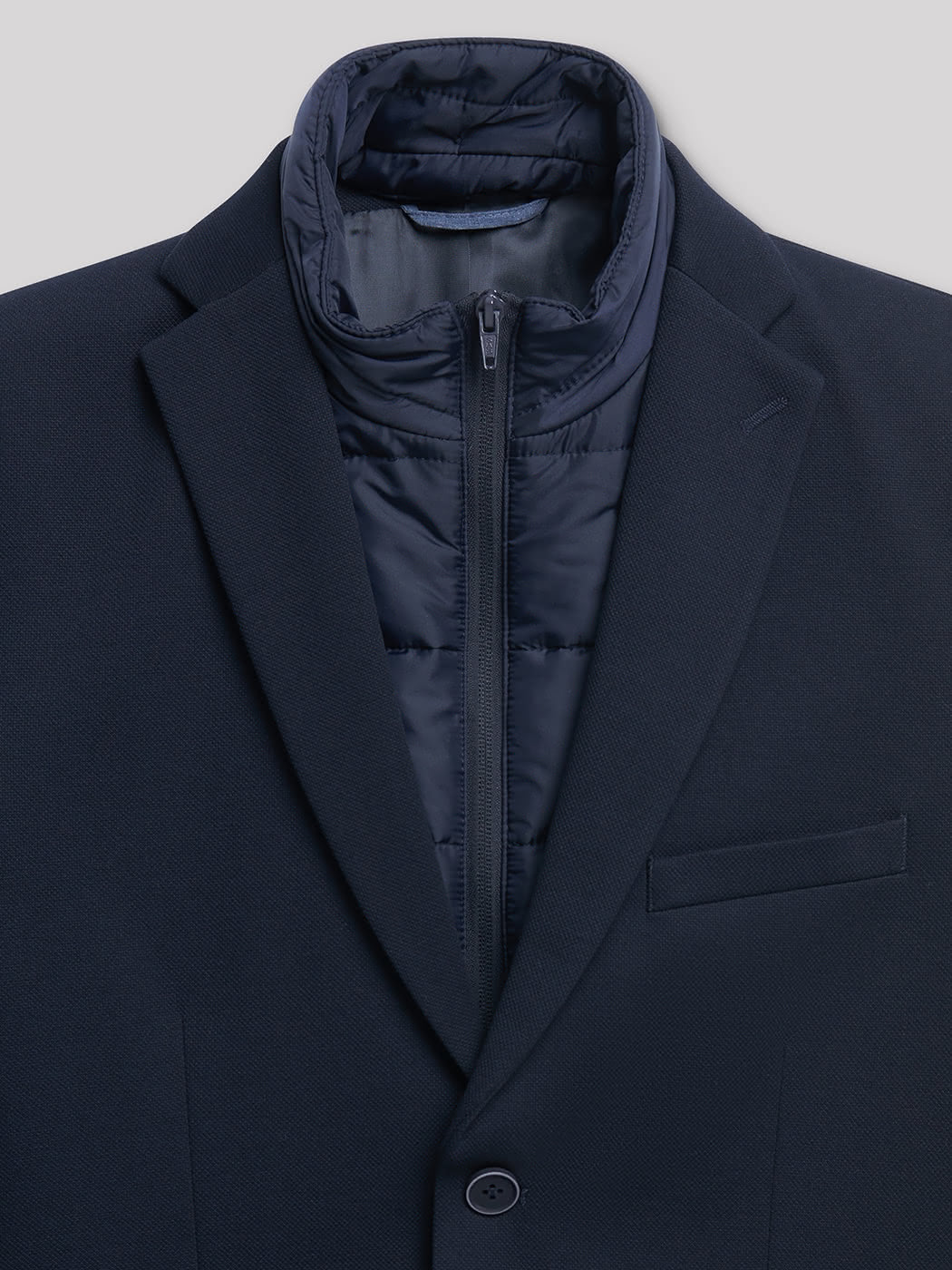 Veste à parementure slim uni - DEVRED 1902