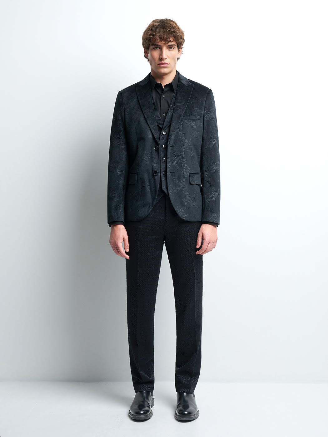 Veste coordonnable slim faux uni - DEVRED 1902