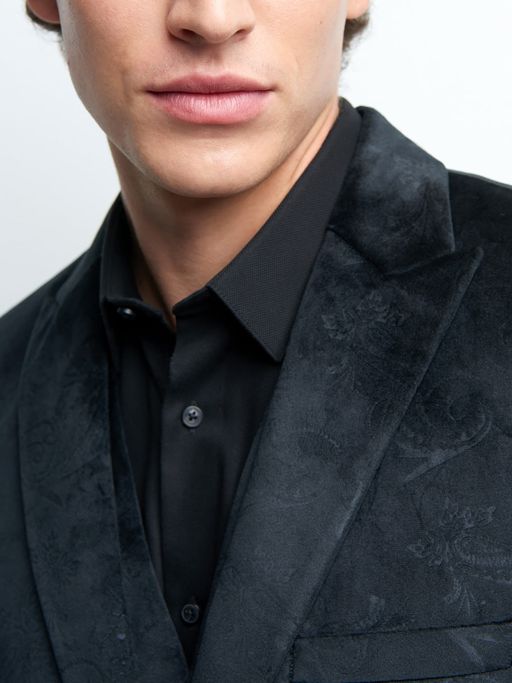 Veste coordonnable slim faux uni - DEVRED 1902