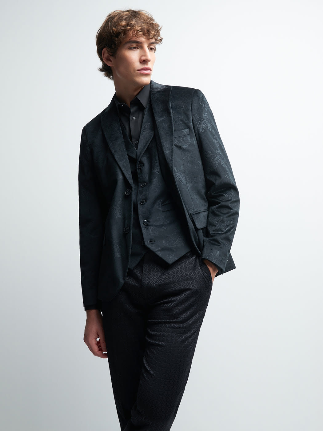 Veste coordonnable slim faux uni - DEVRED 1902
