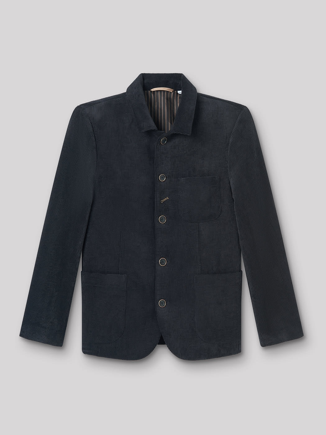 Veste slim en velours côtelé uni - DEVRED 1902