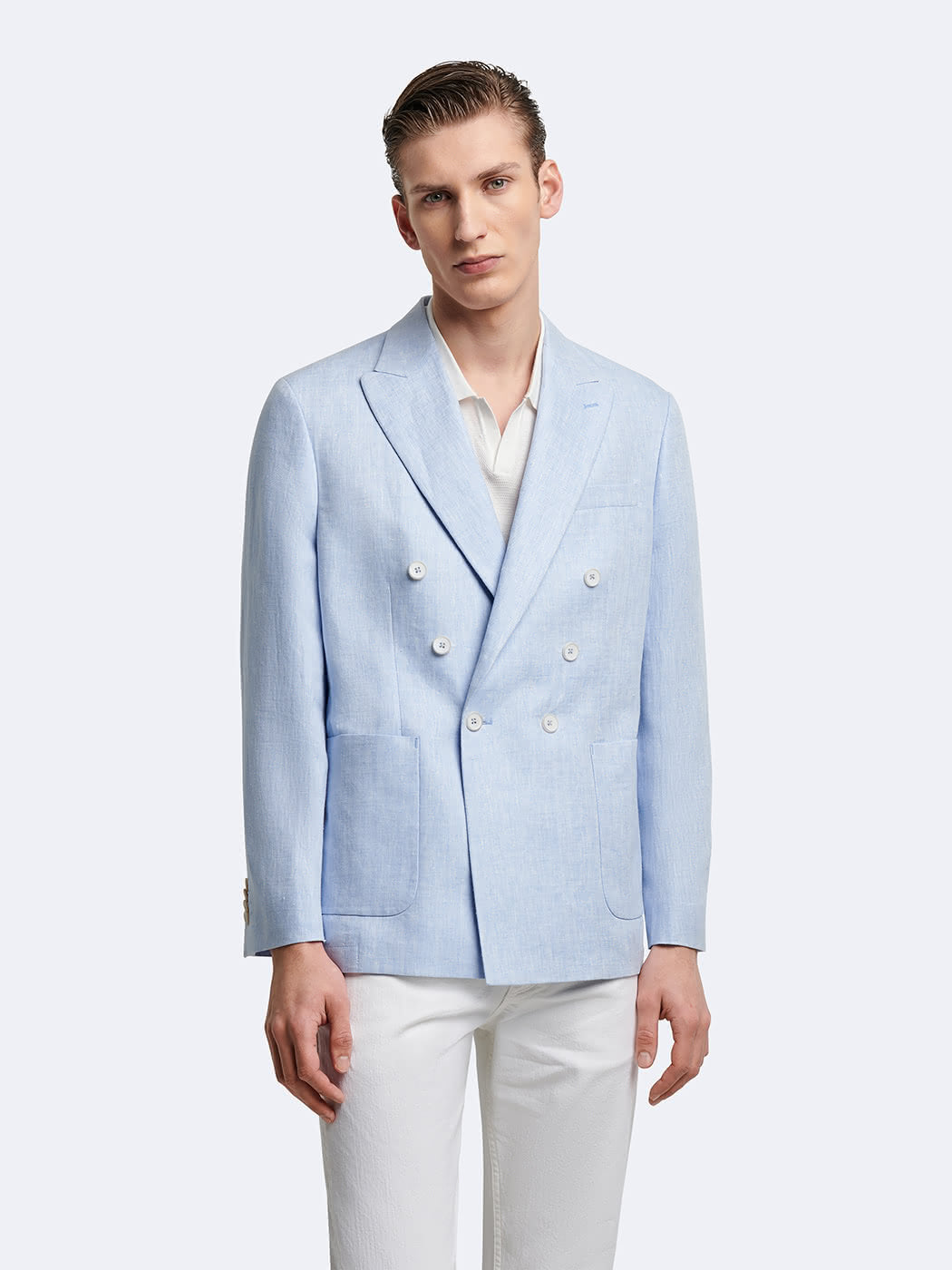 Veste croisée 100% lin - DEVRED 1902