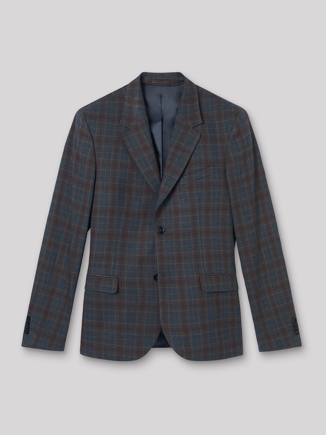 Veste coordonnable extra-slim à carreaux - DEVRED 1902