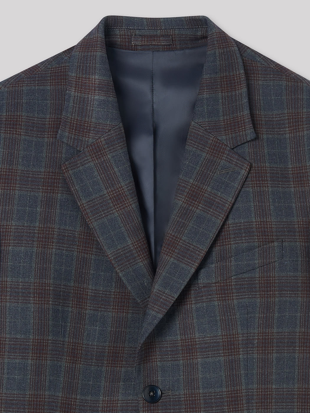 Veste coordonnable extra-slim à carreaux - DEVRED 1902