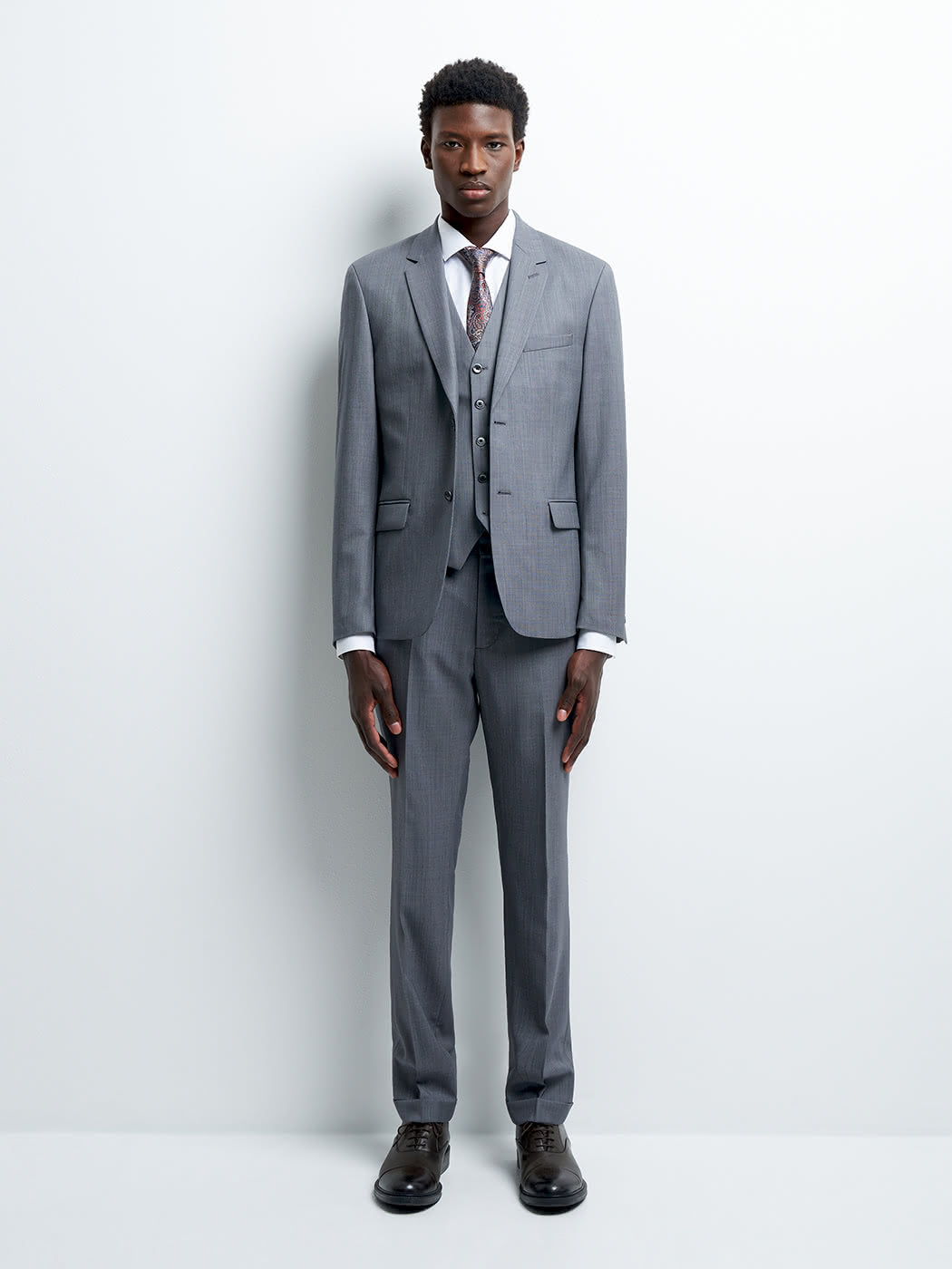 Veste coordonnable extra slim en laine - DEVRED 1902