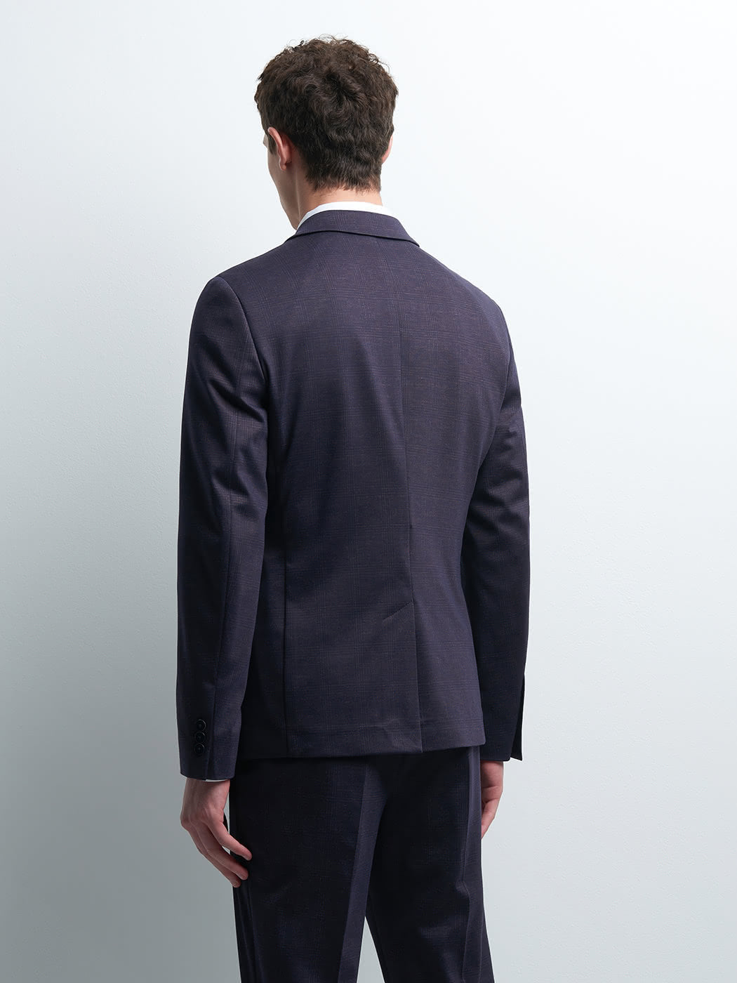 Veste coordonnable extra slim à carreaux - DEVRED 1902