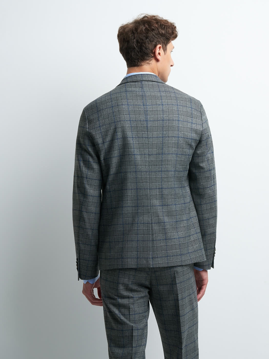 Veste coordonnable slim à carreaux - DEVRED 1902