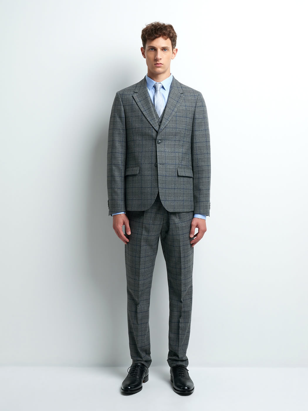 Veste coordonnable slim à carreaux - DEVRED 1902