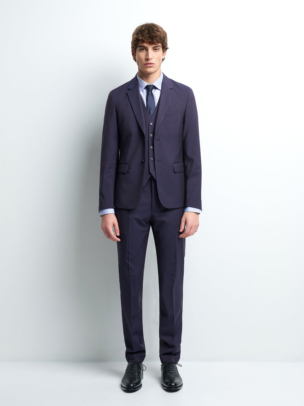 Veste coordonnable extra-slim en laine - DEVRED 1902