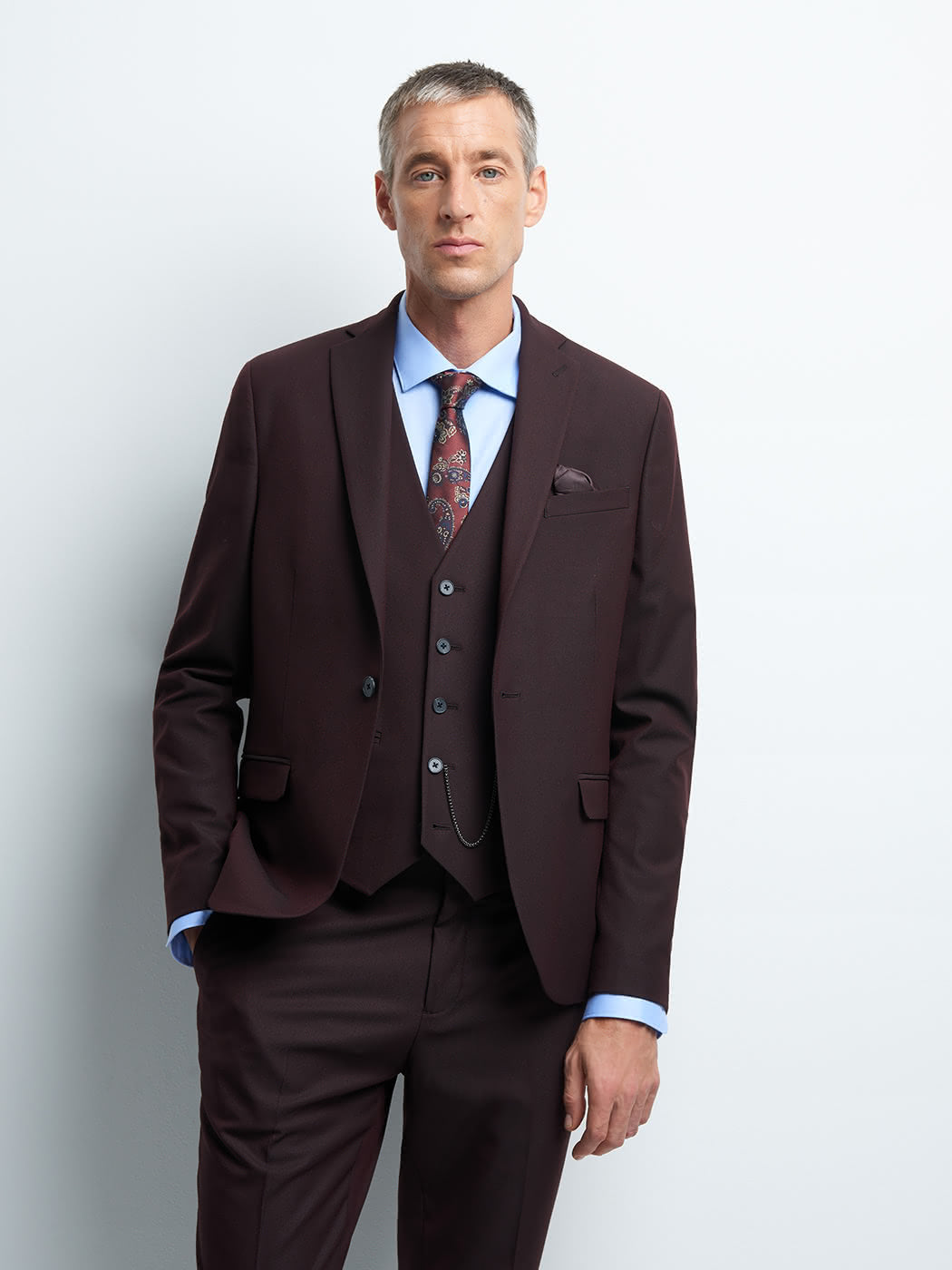 Veste coordonnable extraslim stretch uni - DEVRED 1902