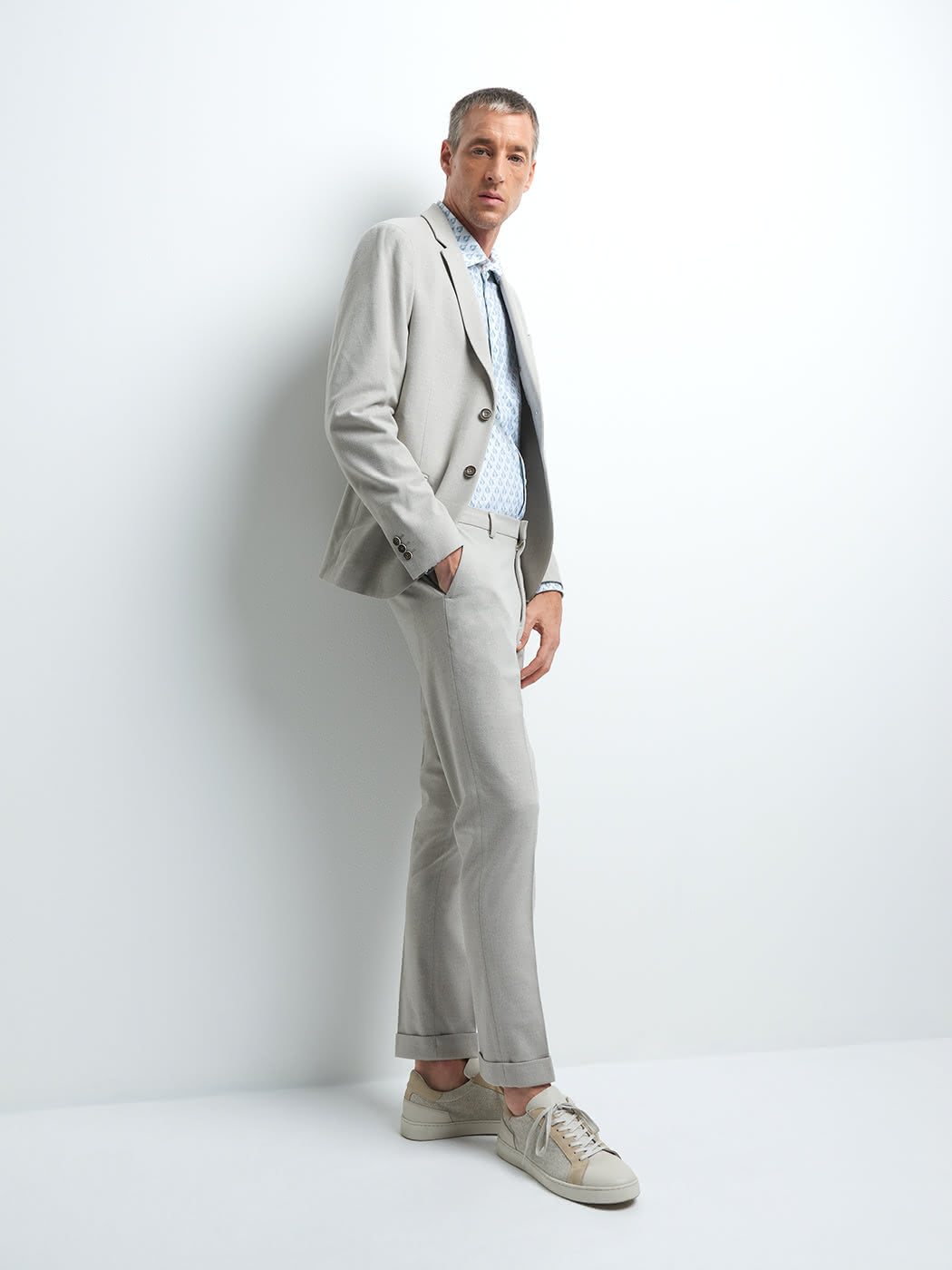 Veste coordonnable extra slim faux uni - DEVRED 1902