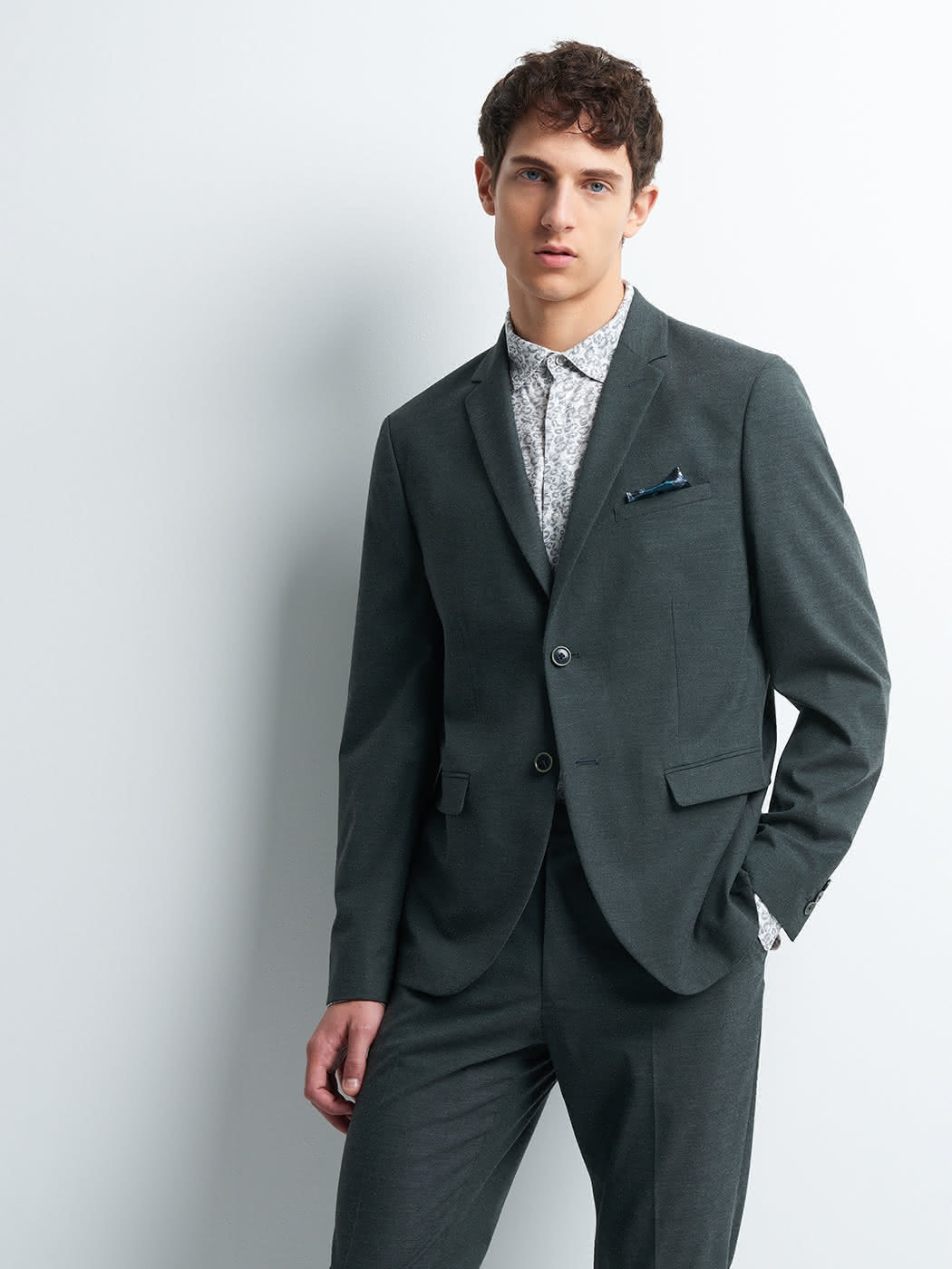 Veste coordonnable slim faux uni - DEVRED 1902