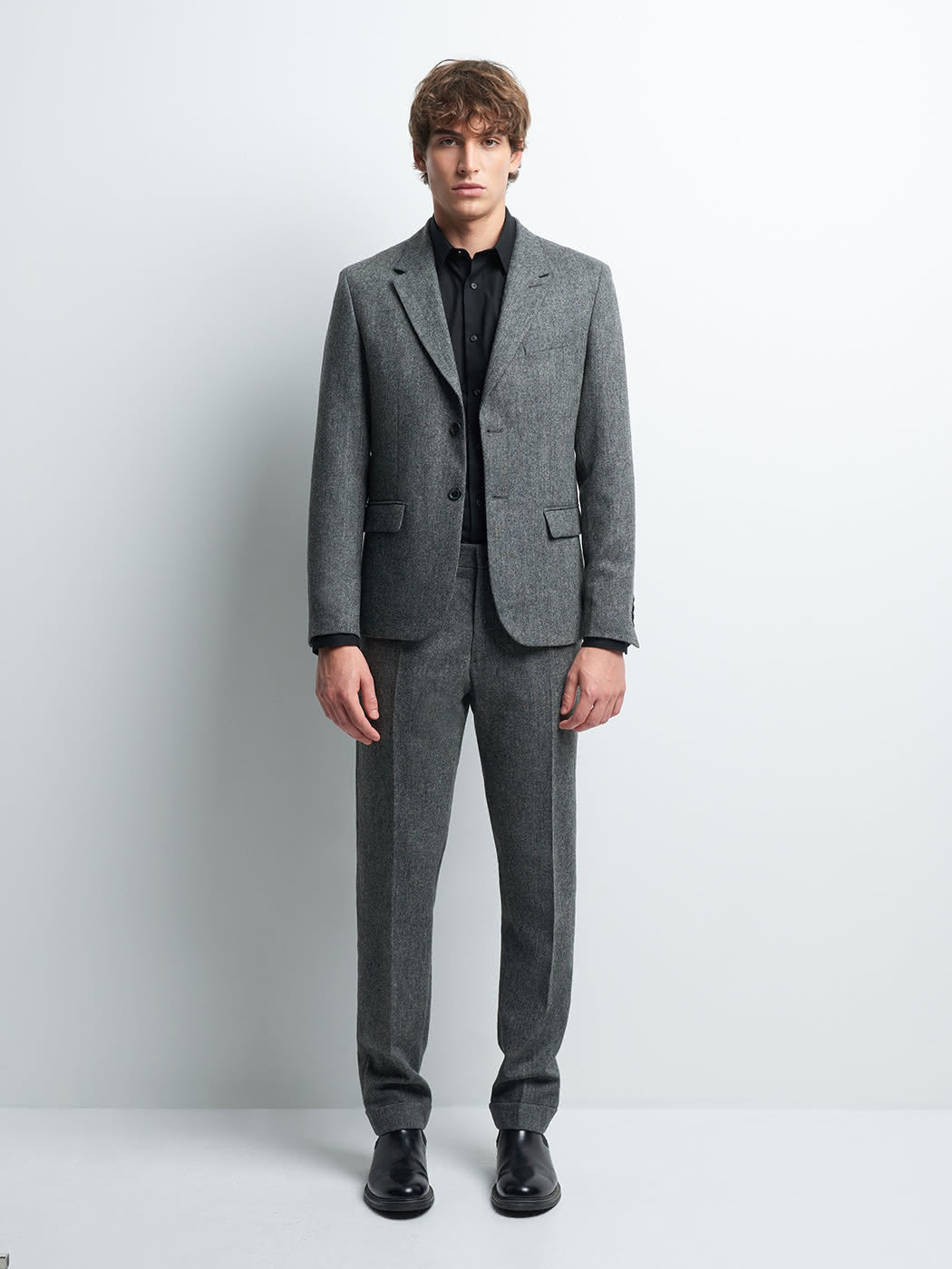 Veste coordonnable slim en laine mélangé - DEVRED 1902