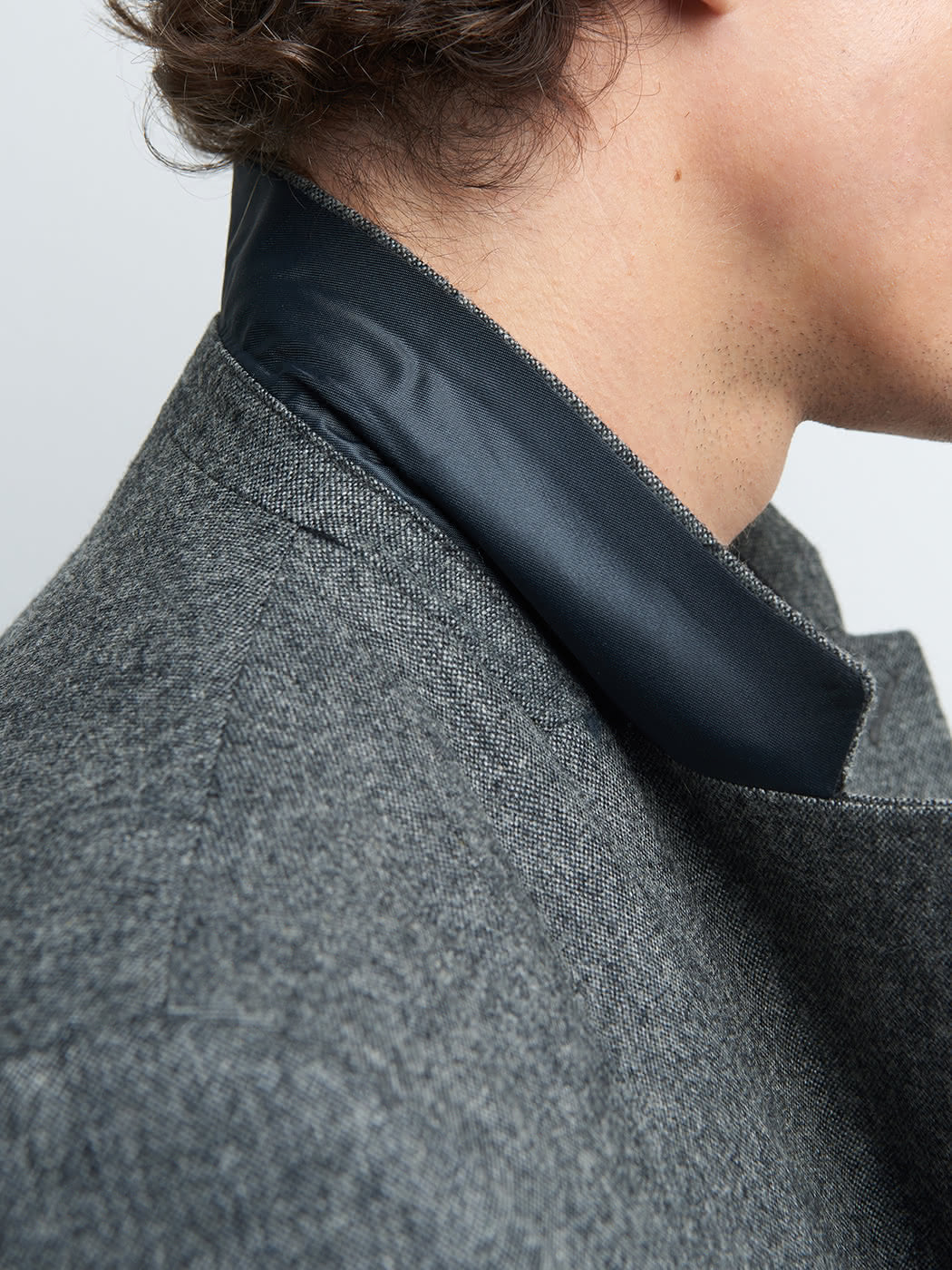 Veste coordonnable slim en laine mélangé - DEVRED 1902