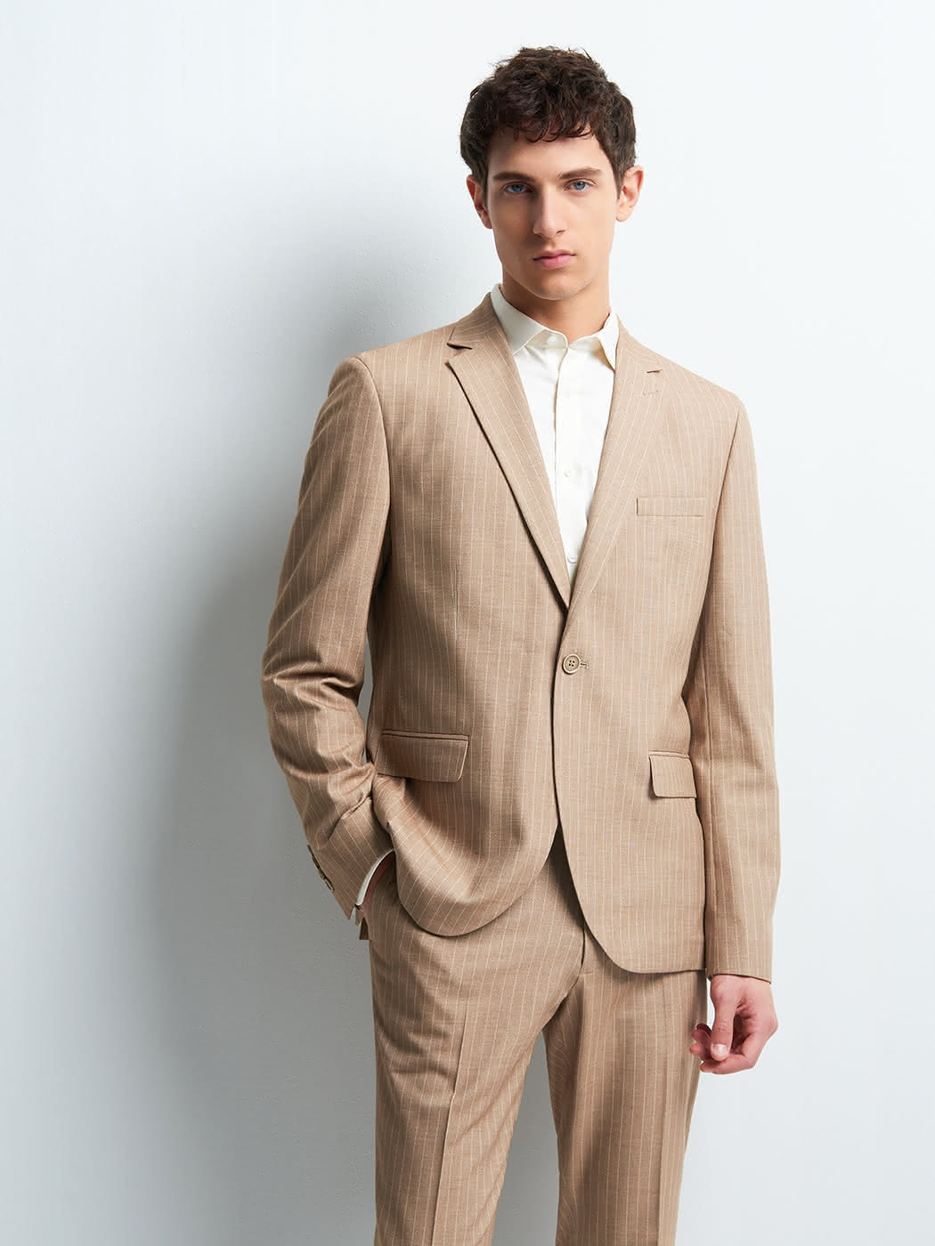 Veste coordonnable slim rayé - DEVRED 1902