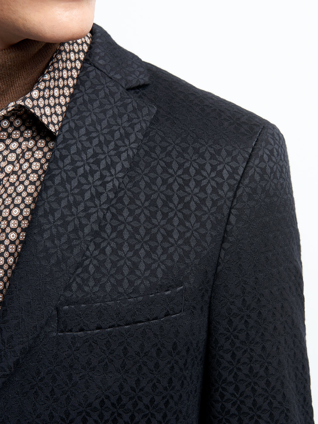 Veste coordonnable slim stretch faux uni - DEVRED 1902