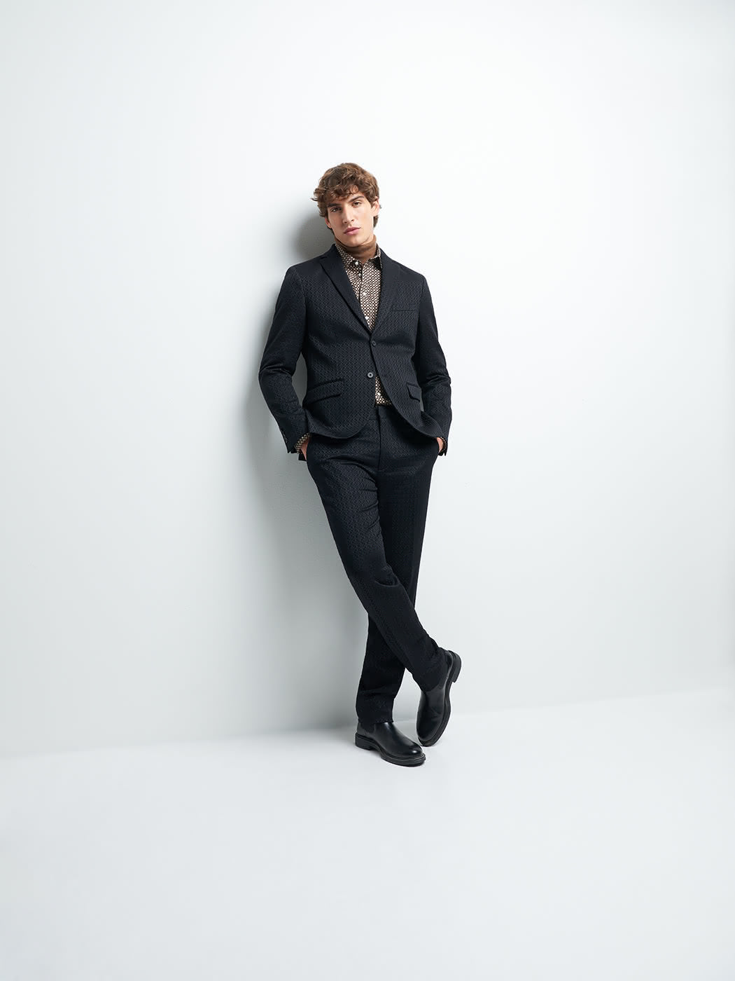 Veste coordonnable slim stretch faux uni - DEVRED 1902
