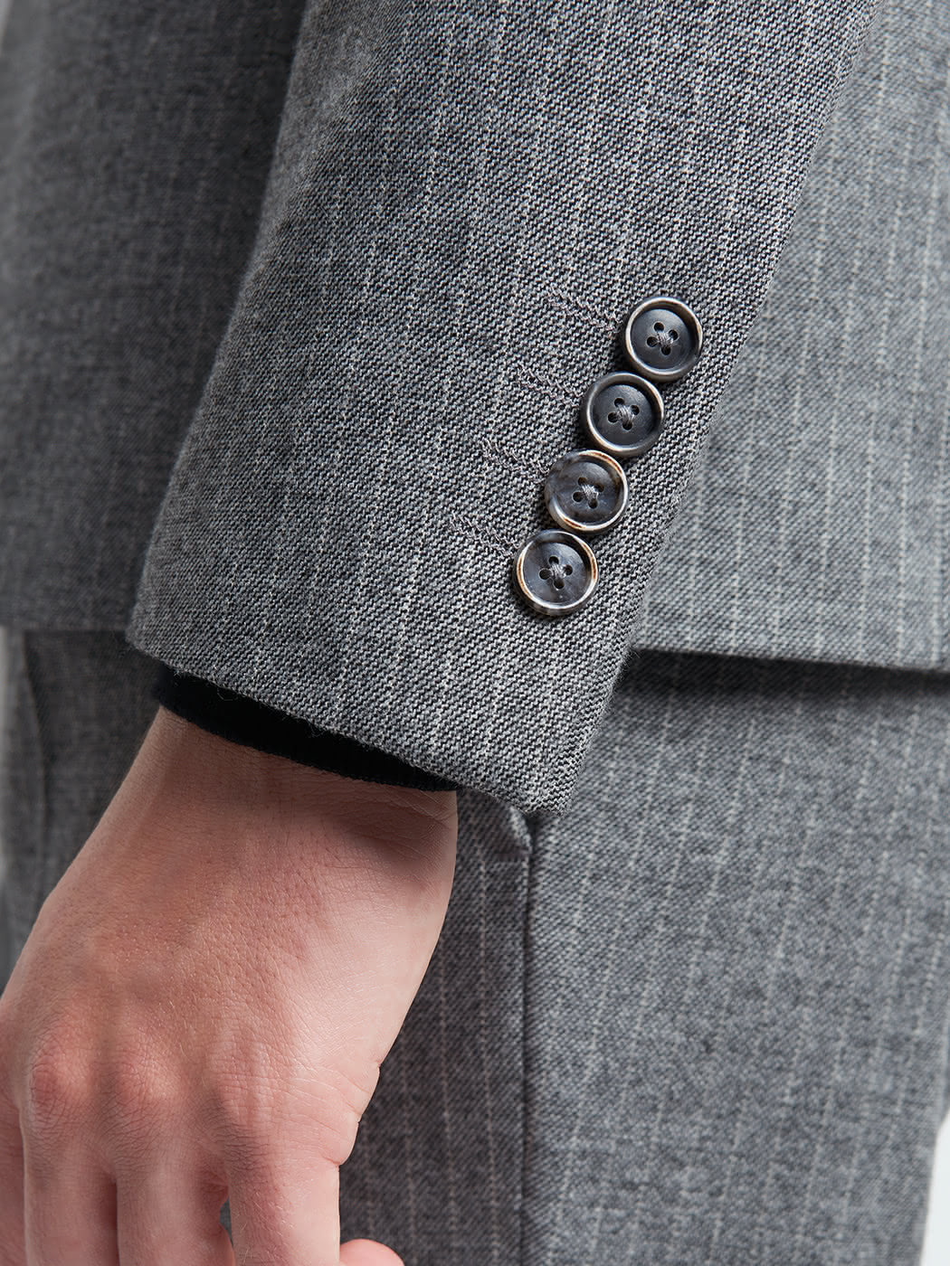 Veste coordonnable slim stretch rayé - DEVRED 1902