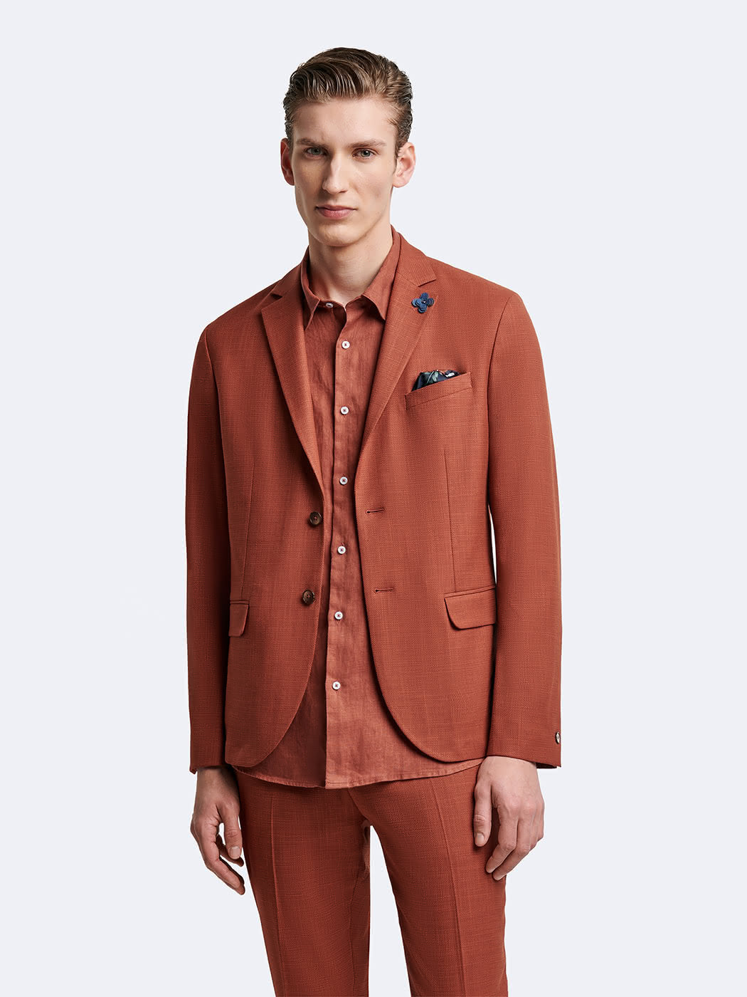 Veste de costume slim faux uni - DEVRED 1902
