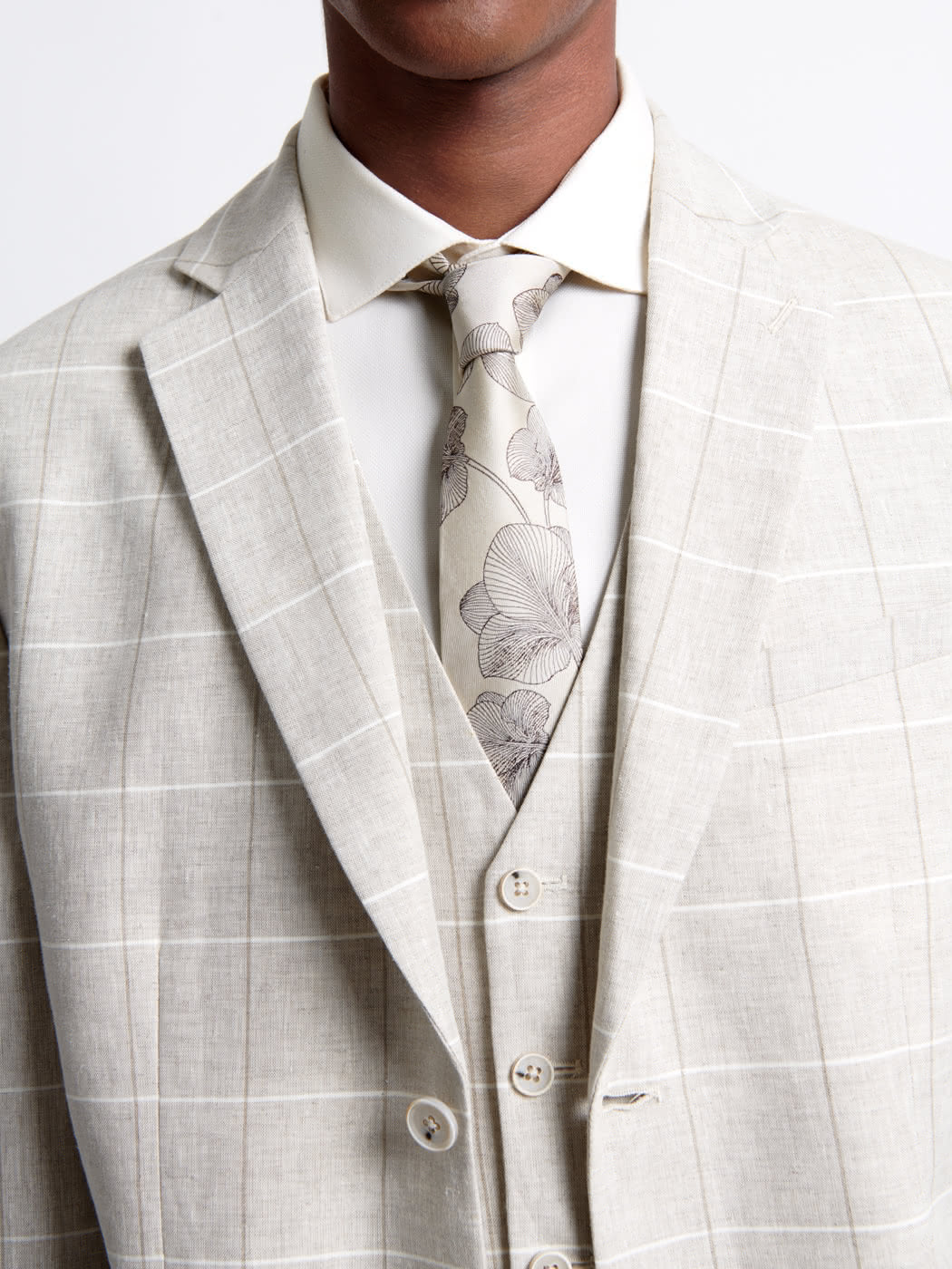 Veste de costume en 100% lin - DEVRED 1902