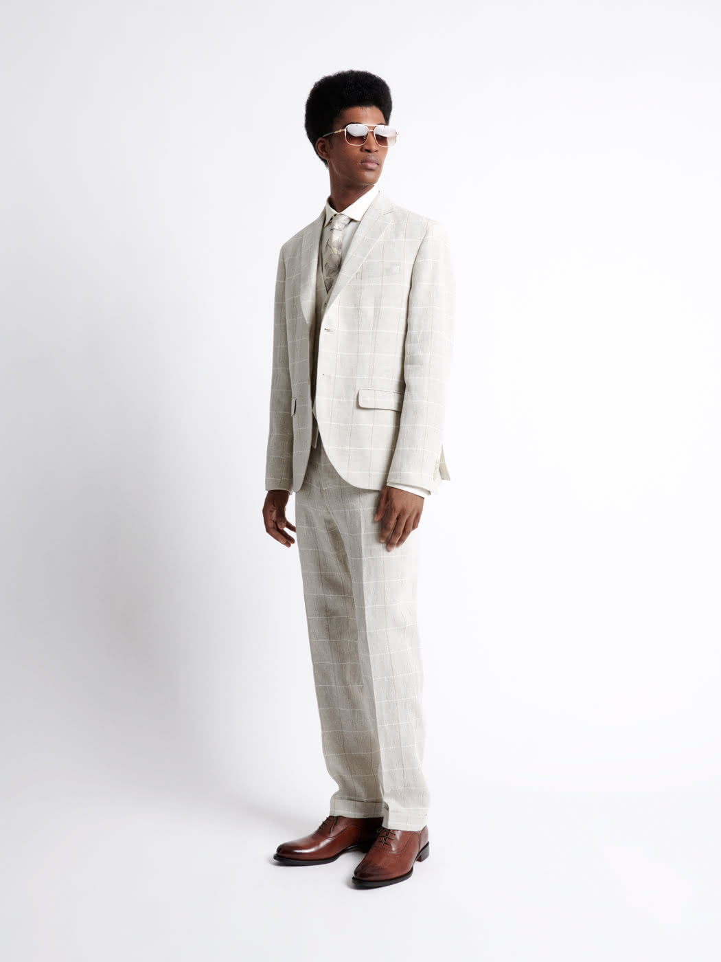 Veste de costume en 100% lin - DEVRED 1902
