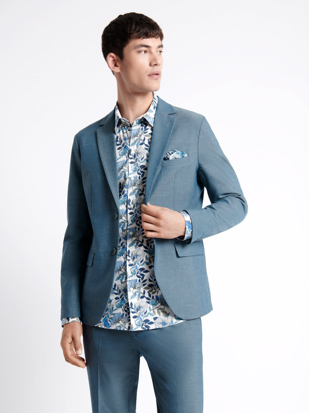 Veste de costume faux uni stretch - DEVRED 1902