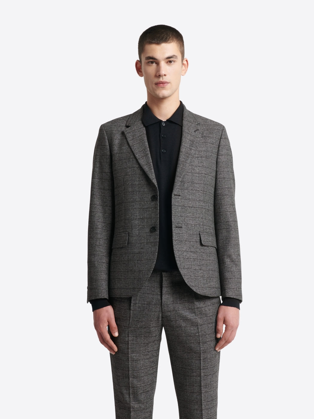 Veste de costume slim stretch à carreaux - DEVRED 1902