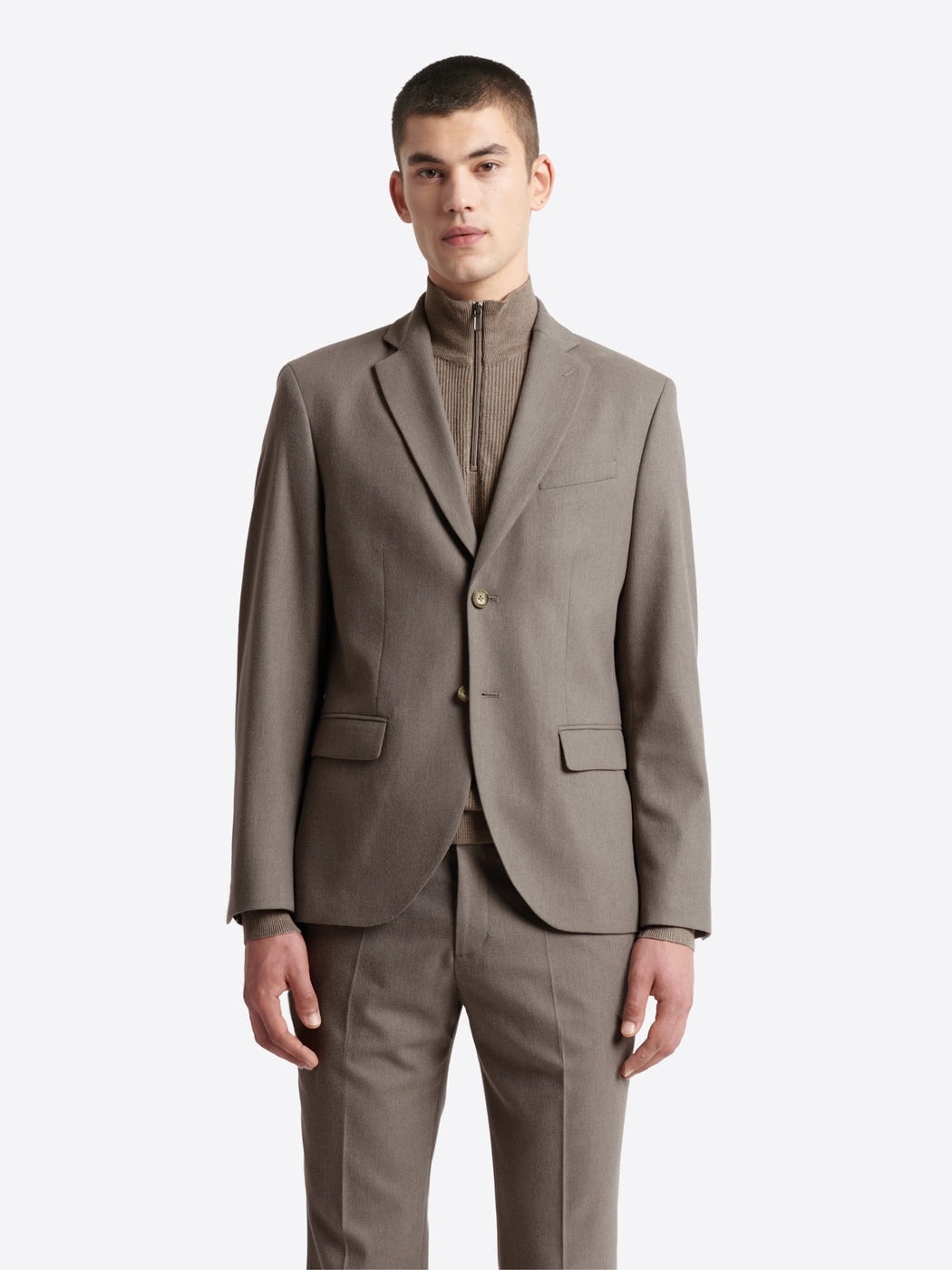 Veste de costume regular en flanelle - DEVRED 1902