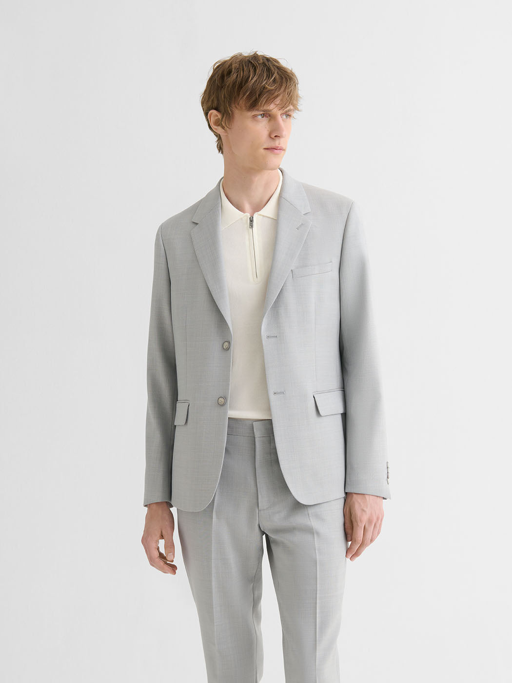Veste de costume slim en laine vierge