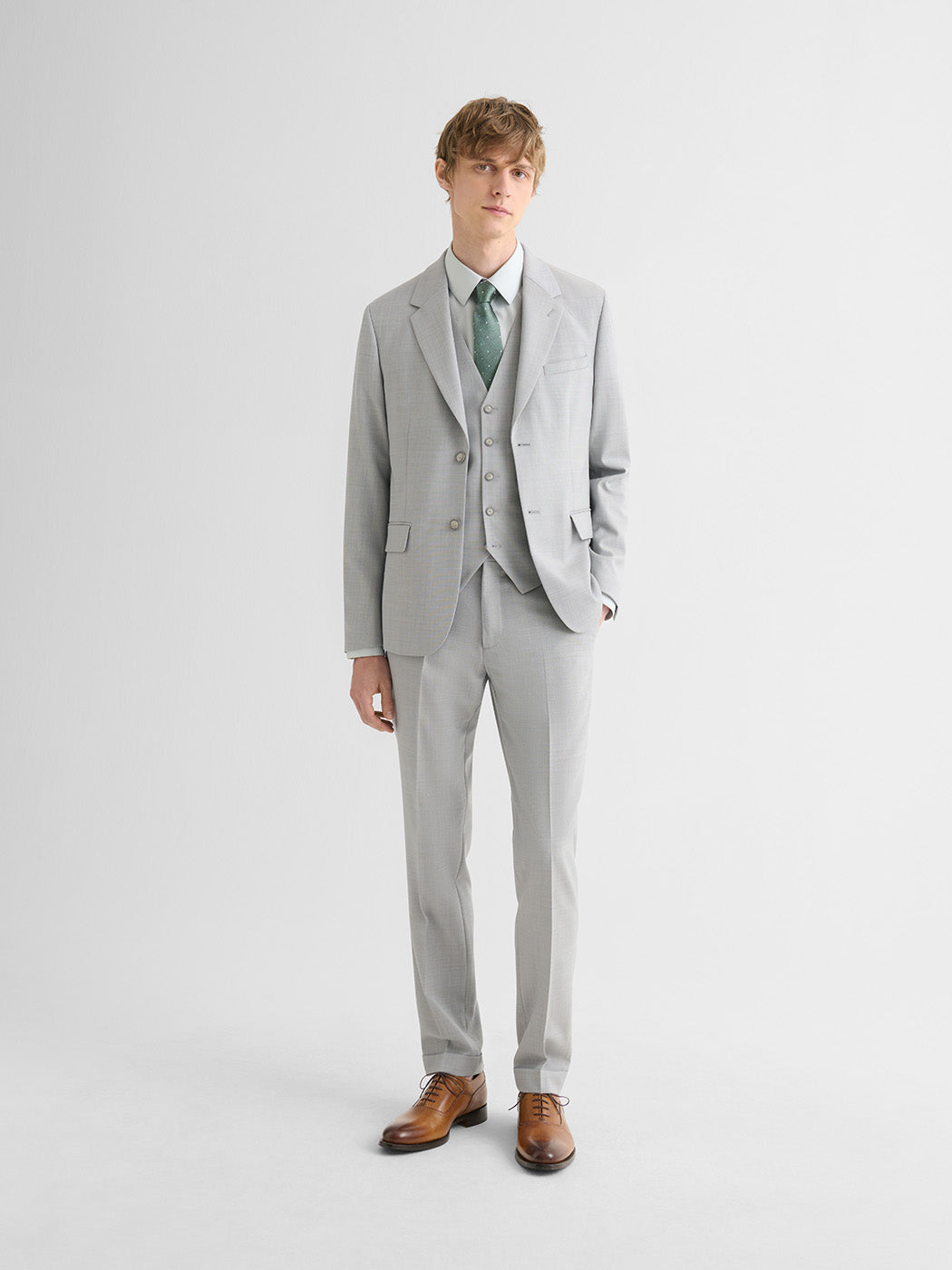 Veste de costume slim en laine vierge