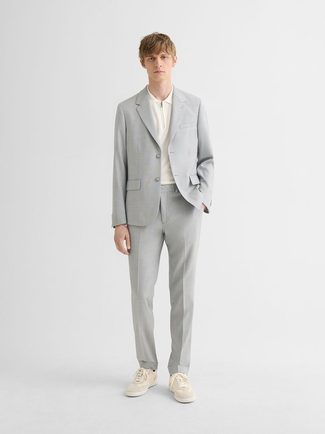 Veste de costume slim en laine vierge
