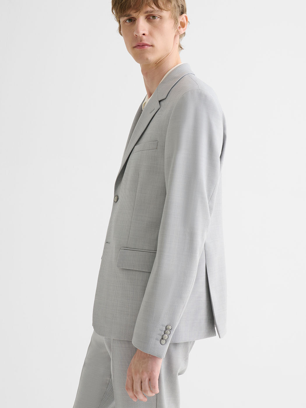 Veste de costume slim en laine vierge