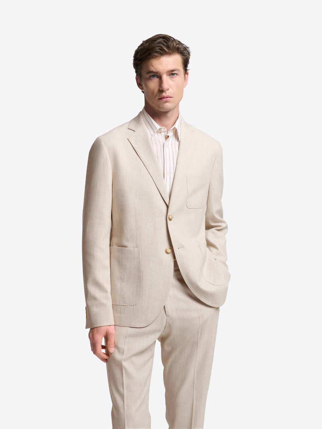 Veste de costume slim bistretch à motif - DEVRED 1902