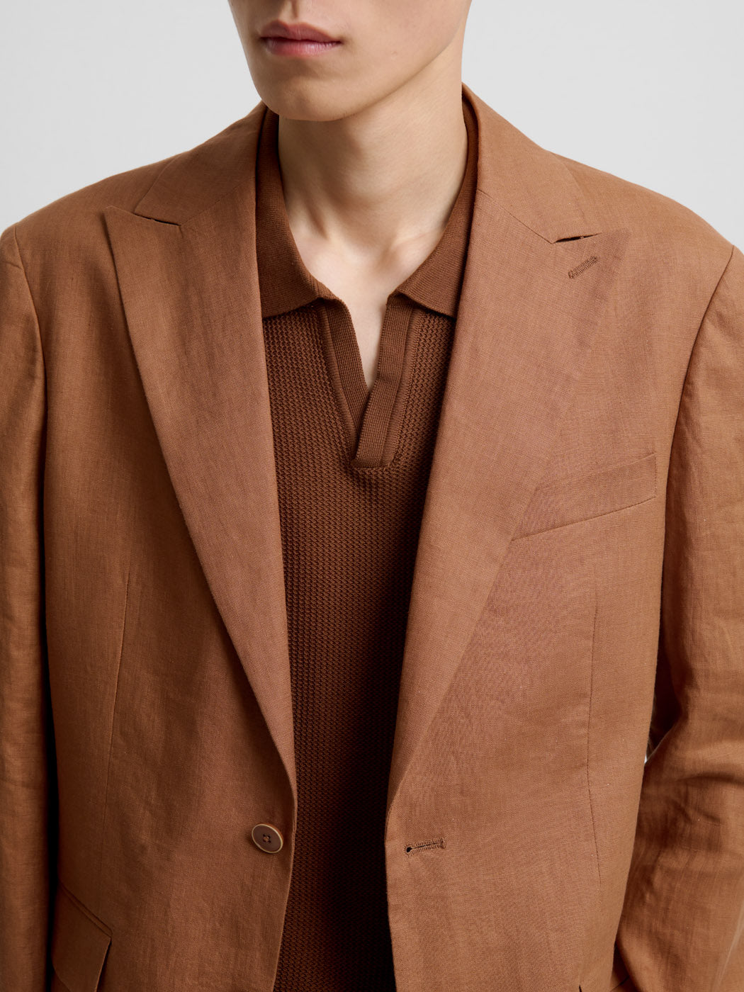 Veste de costume slim en lin - DEVRED 1902