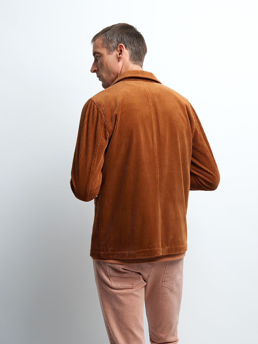 Veste casual en velours col chemise - DEVRED 1902