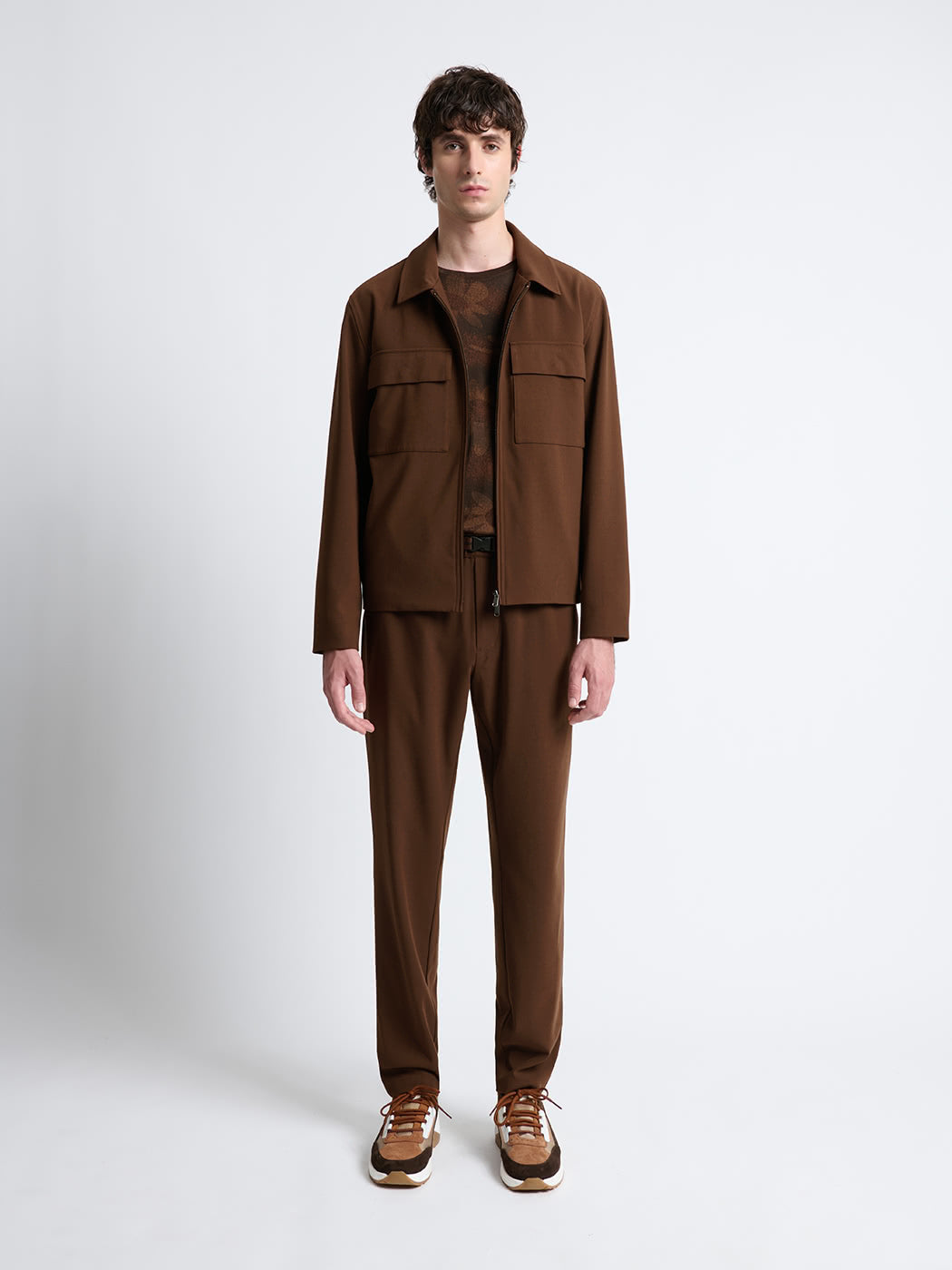 Veste casual à col chemise en viscose - DEVRED 1902