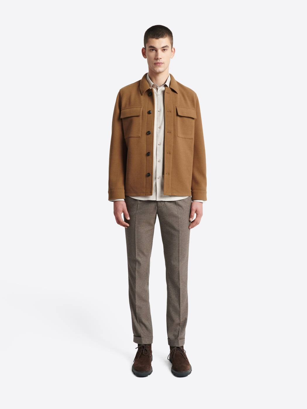 Veste casual esprit drap de laine - DEVRED 1902
