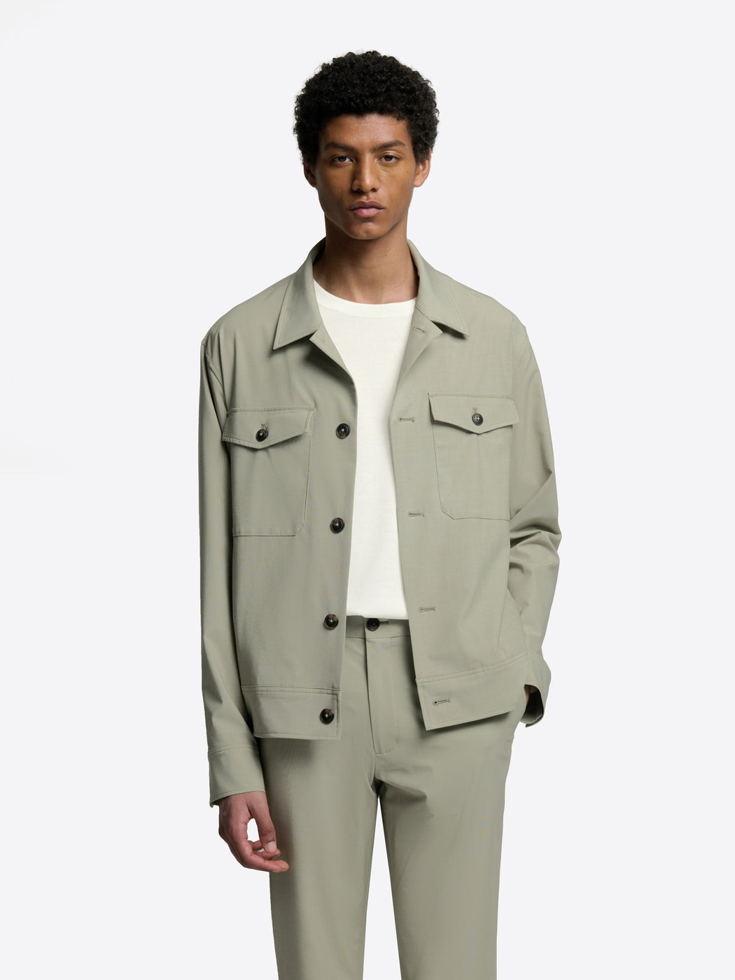 Veste casual regular col chemise - DEVRED 1902
