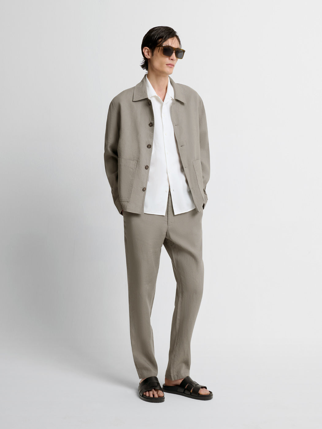 Veste casual regular col chemise - DEVRED 1902