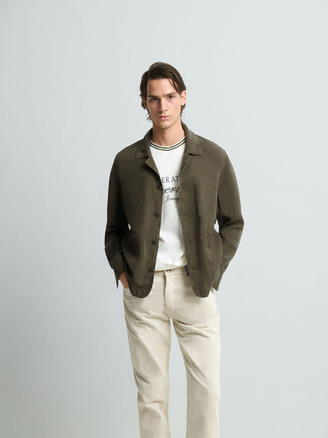 Veste regular col chemise - DEVRED 1902