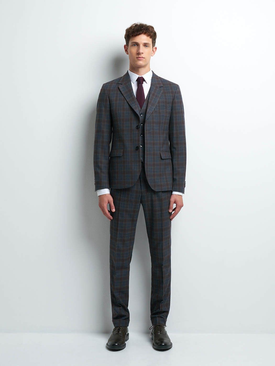 Pantalon coordonnable extraslim carreaux - DEVRED 1902