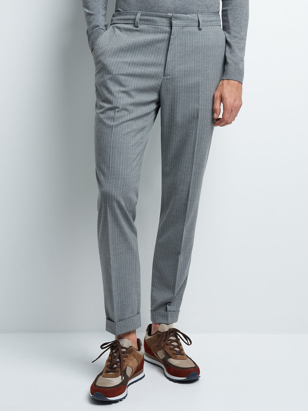 Pantalon coordonnable slim rayé - DEVRED 1902
