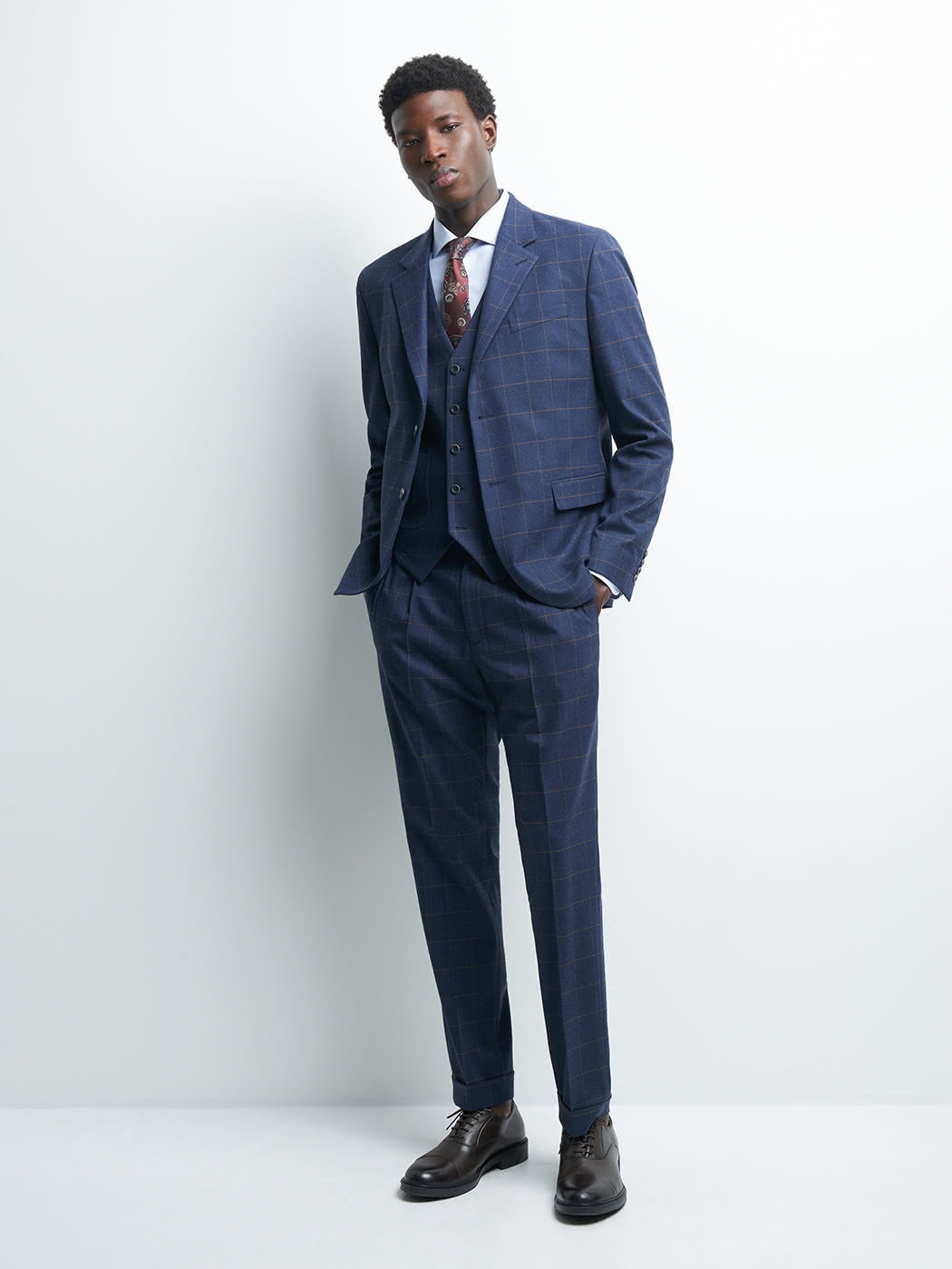 Pantalon coordonnable slim carreaux - DEVRED 1902