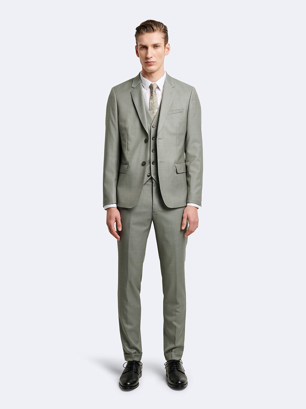 Pantalon de costume bistretch 100% laine - DEVRED 1902