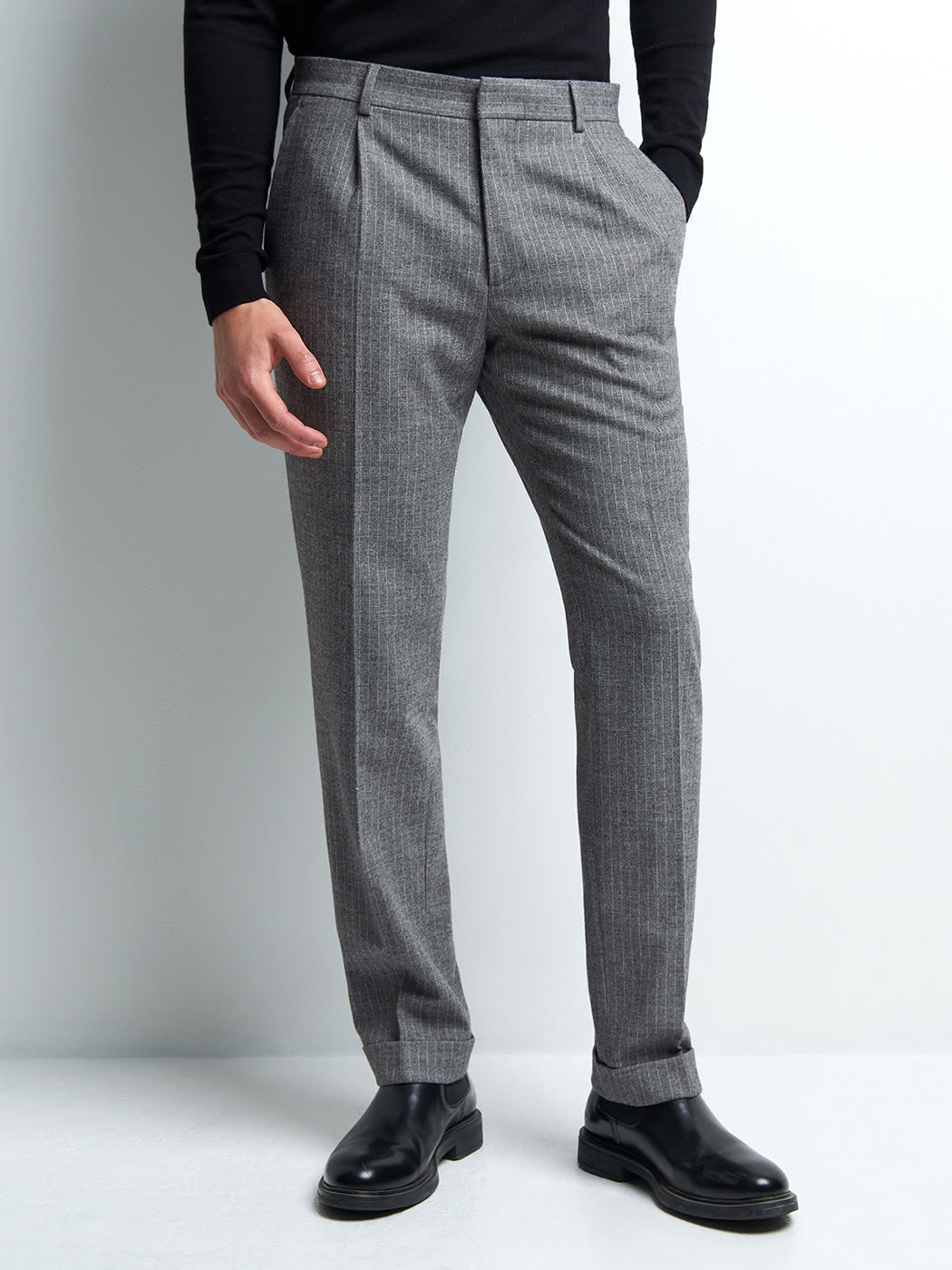 Pantalon coordonnable slim stretch rayé - DEVRED 1902