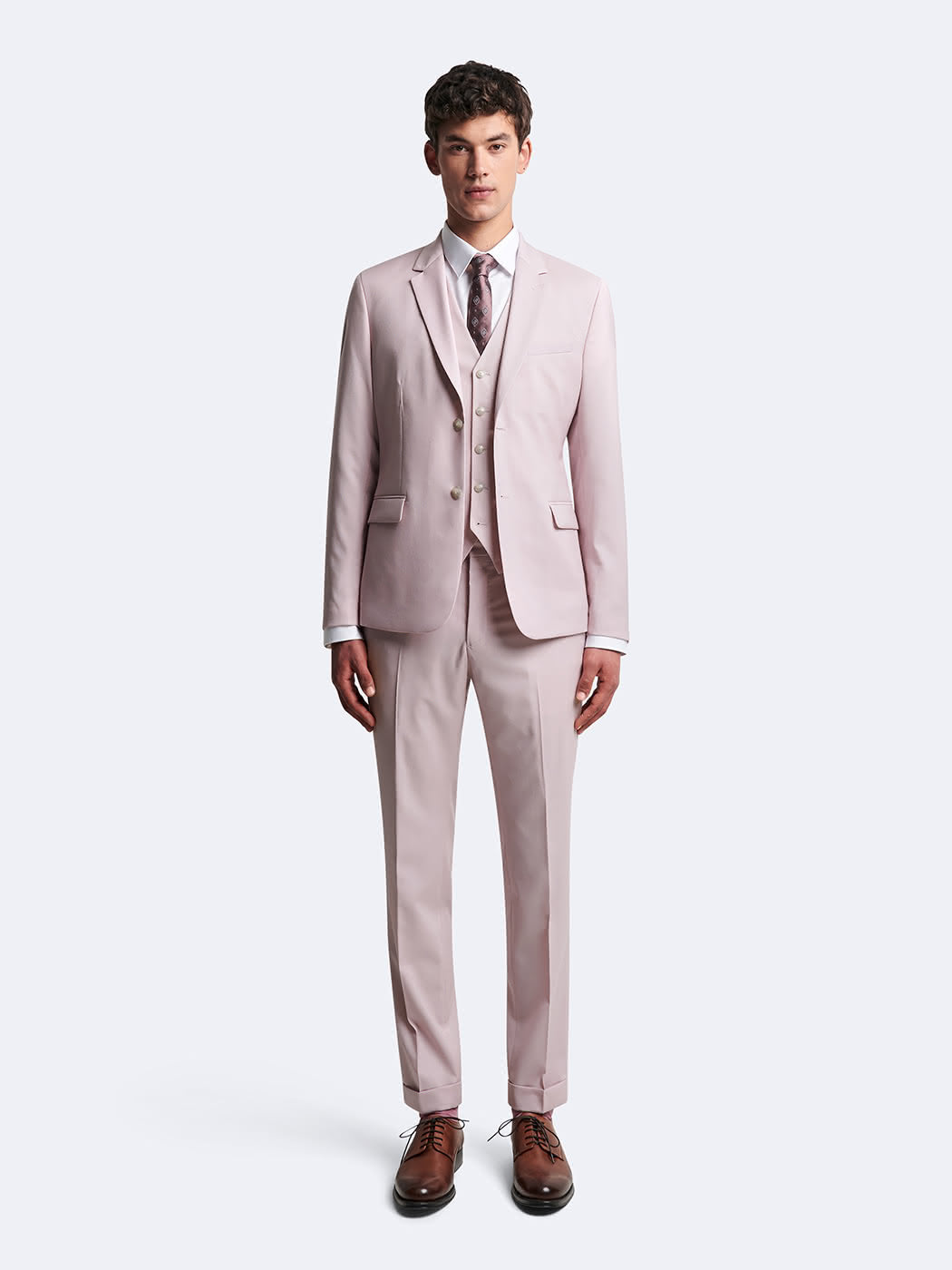 Pantalon de costume bistretch 100% laine - DEVRED 1902