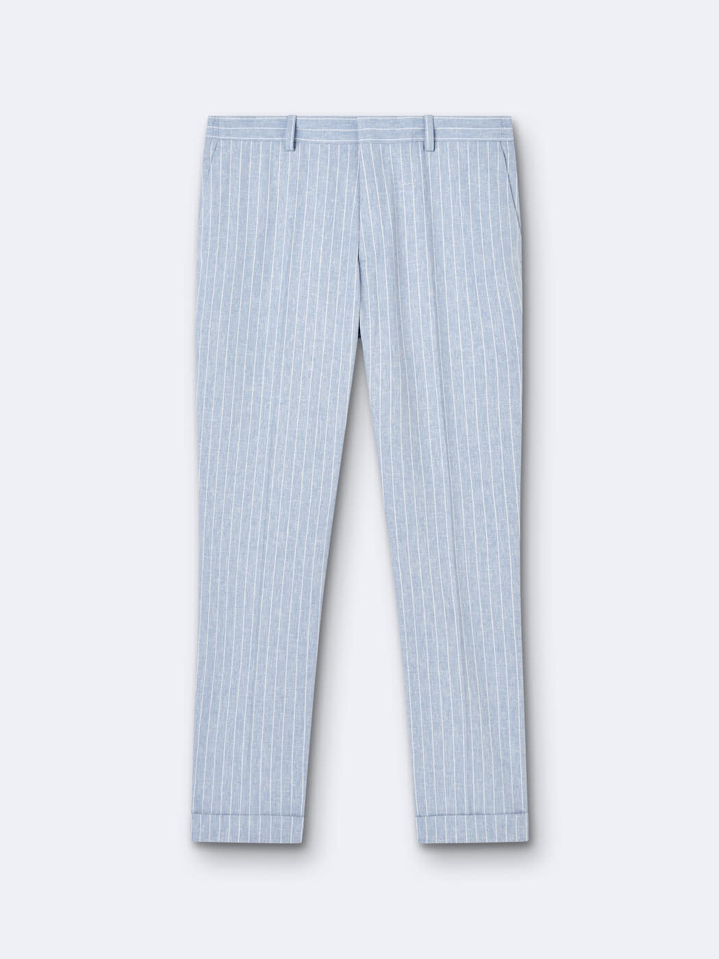 Pantalon de costume en lin mélangé rayé - DEVRED 1902